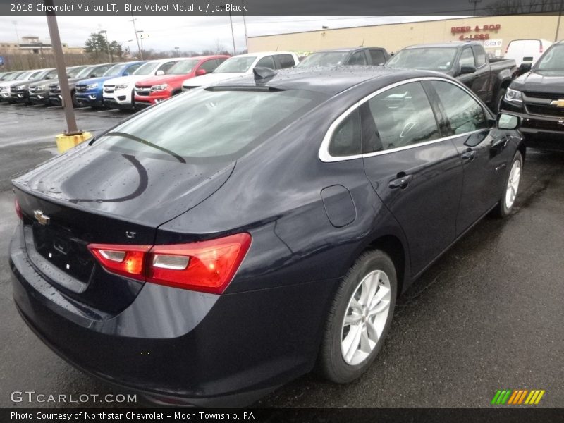 Blue Velvet Metallic / Jet Black 2018 Chevrolet Malibu LT