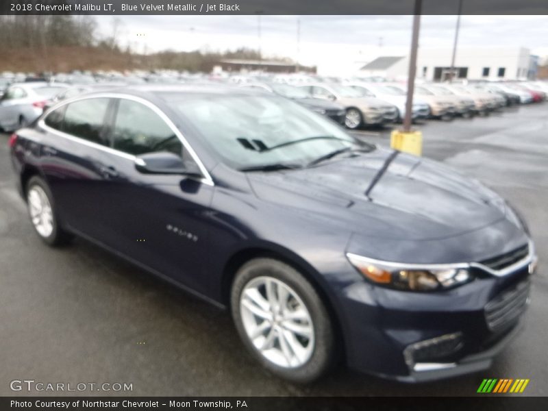 Blue Velvet Metallic / Jet Black 2018 Chevrolet Malibu LT