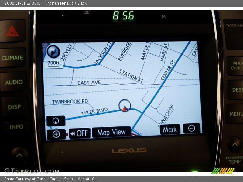 Tungsten Metallic / Black 2008 Lexus ES 350