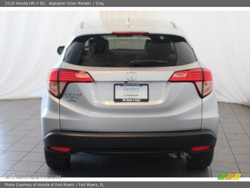 Alabaster Silver Metallic / Gray 2016 Honda HR-V EX