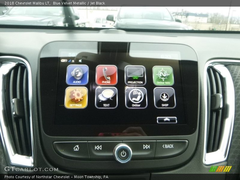 Blue Velvet Metallic / Jet Black 2018 Chevrolet Malibu LT