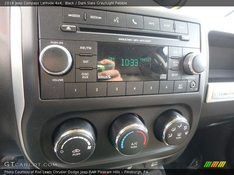 Black / Dark Slate Gray/Light Pebble 2014 Jeep Compass Latitude 4x4