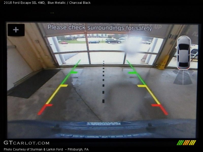 Blue Metallic / Charcoal Black 2018 Ford Escape SEL 4WD
