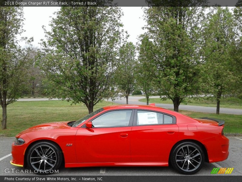 Torred / Black 2018 Dodge Charger R/T Scat Pack