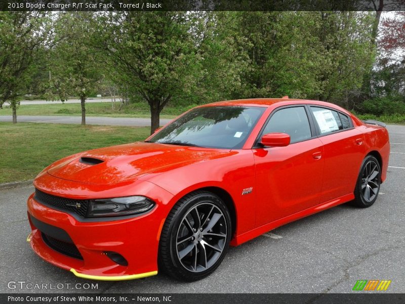 Torred / Black 2018 Dodge Charger R/T Scat Pack