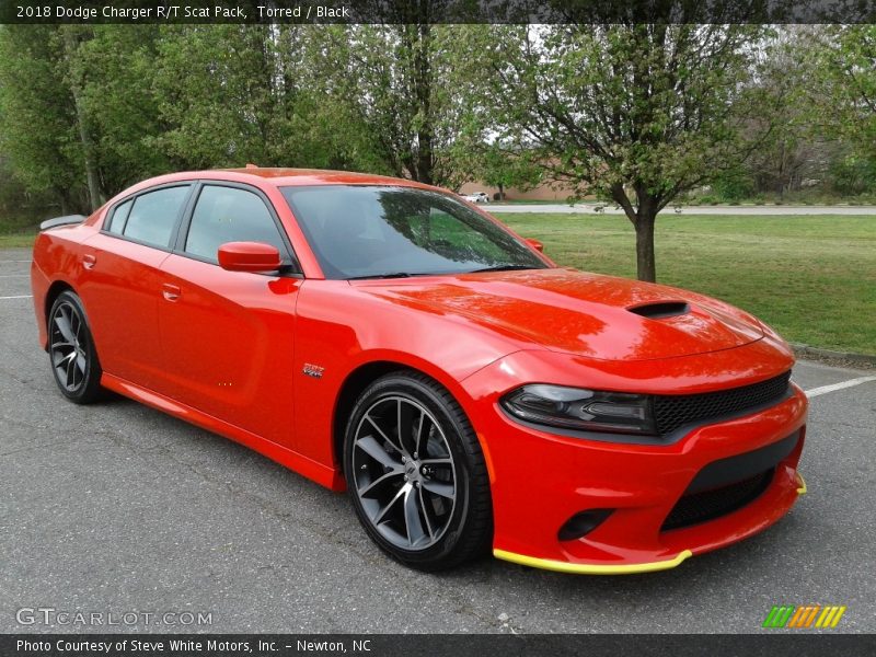 Torred / Black 2018 Dodge Charger R/T Scat Pack