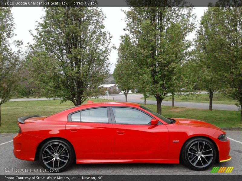 Torred / Black 2018 Dodge Charger R/T Scat Pack