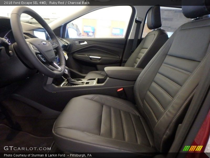 Ruby Red / Charcoal Black 2018 Ford Escape SEL 4WD