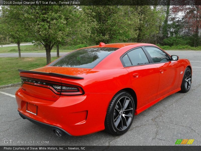 Torred / Black 2018 Dodge Charger R/T Scat Pack