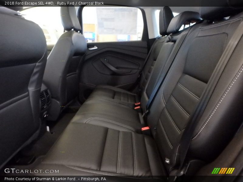 Ruby Red / Charcoal Black 2018 Ford Escape SEL 4WD