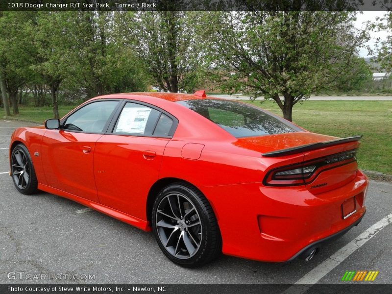 Torred / Black 2018 Dodge Charger R/T Scat Pack