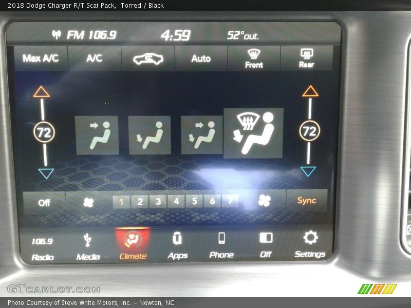 Torred / Black 2018 Dodge Charger R/T Scat Pack