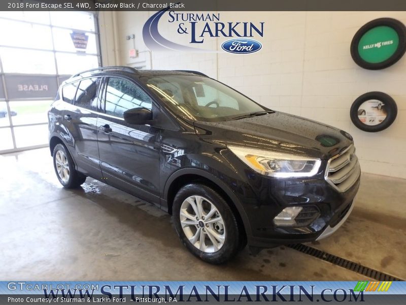 Shadow Black / Charcoal Black 2018 Ford Escape SEL 4WD