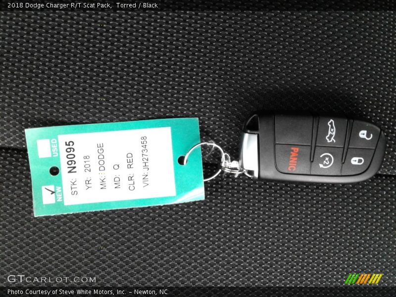 Torred / Black 2018 Dodge Charger R/T Scat Pack