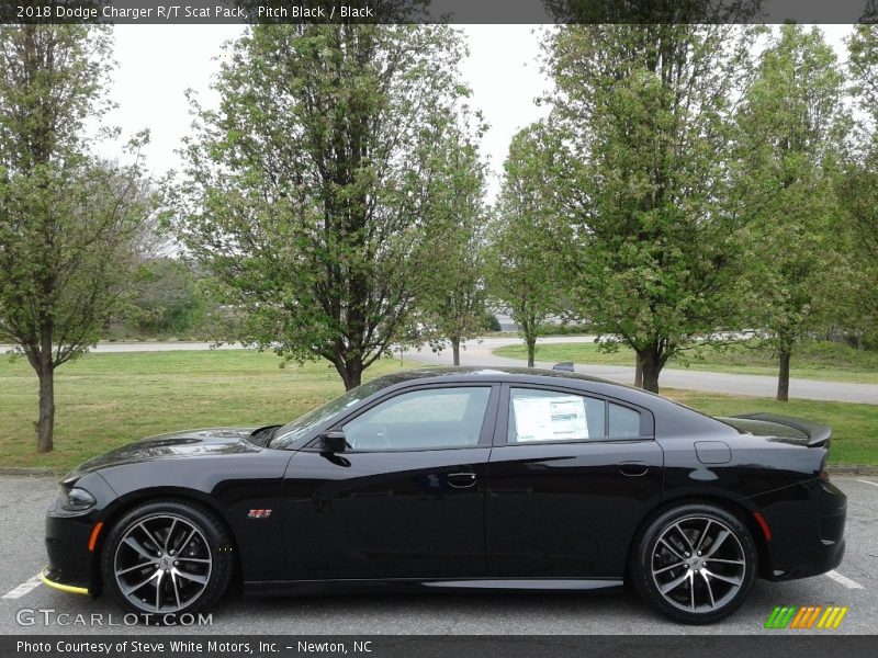 Pitch Black / Black 2018 Dodge Charger R/T Scat Pack