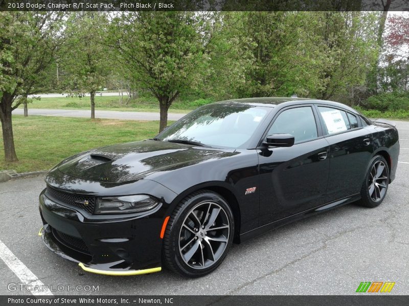 Pitch Black / Black 2018 Dodge Charger R/T Scat Pack