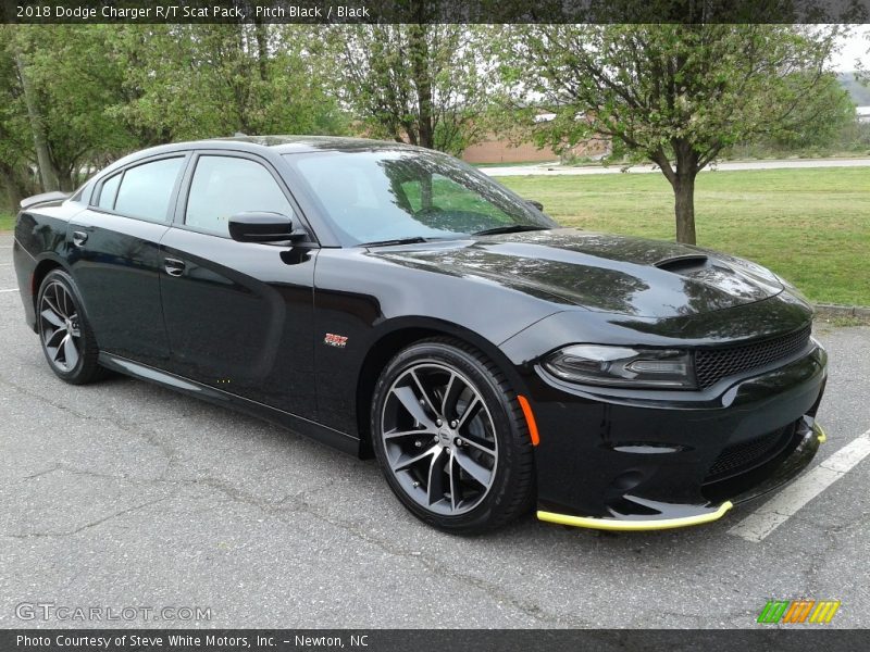Pitch Black / Black 2018 Dodge Charger R/T Scat Pack