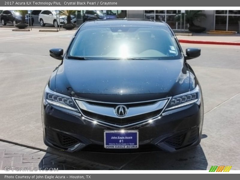 Crystal Black Pearl / Graystone 2017 Acura ILX Technology Plus