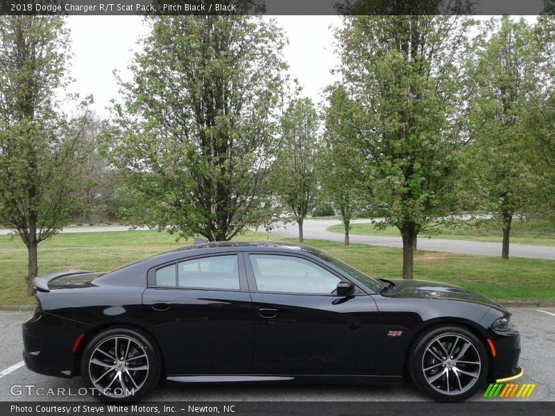 Pitch Black / Black 2018 Dodge Charger R/T Scat Pack