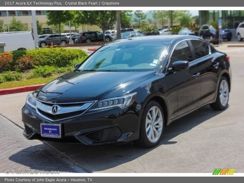 Crystal Black Pearl / Graystone 2017 Acura ILX Technology Plus