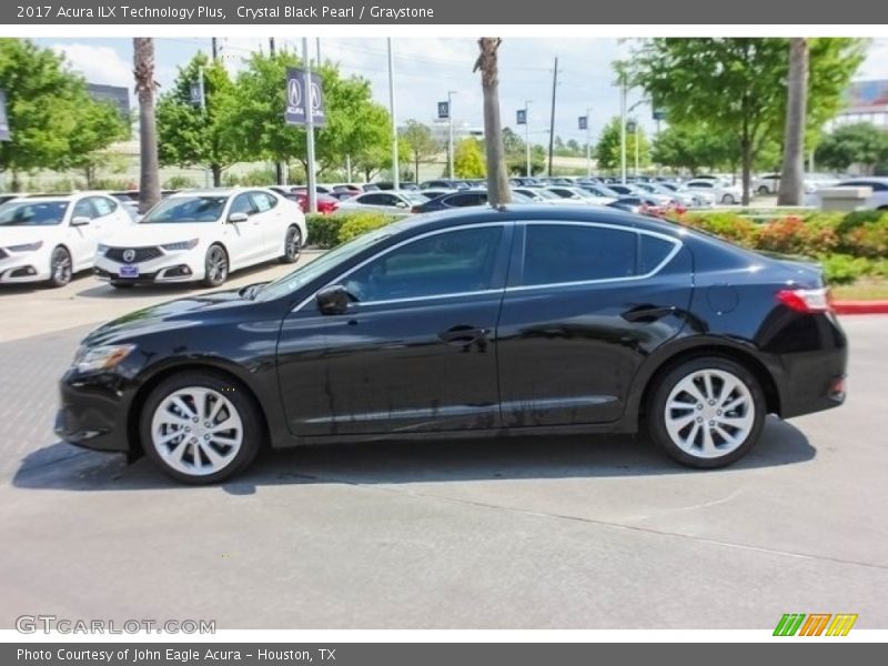 Crystal Black Pearl / Graystone 2017 Acura ILX Technology Plus