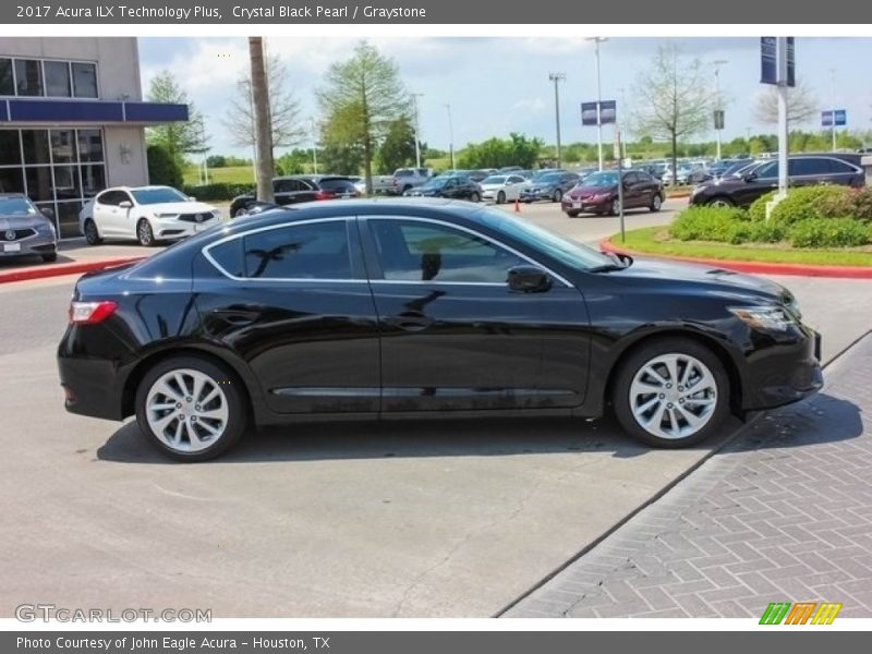 Crystal Black Pearl / Graystone 2017 Acura ILX Technology Plus