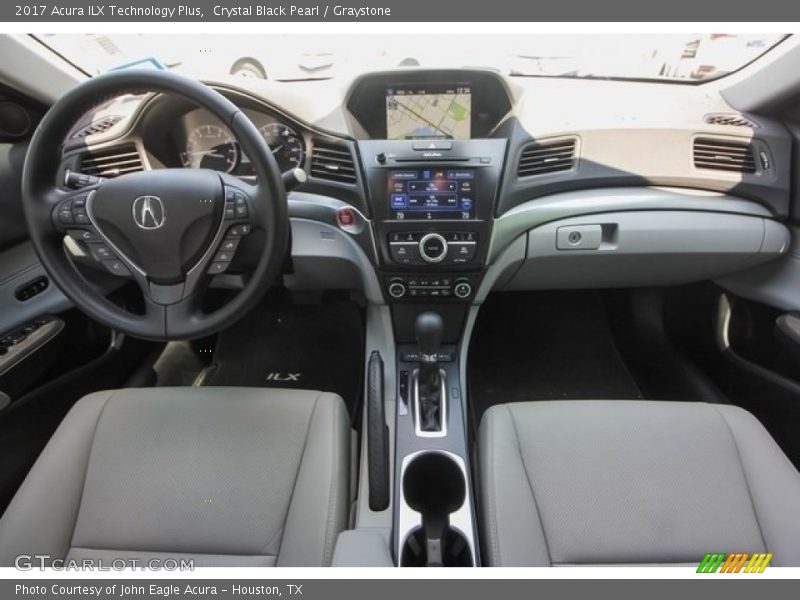 Crystal Black Pearl / Graystone 2017 Acura ILX Technology Plus