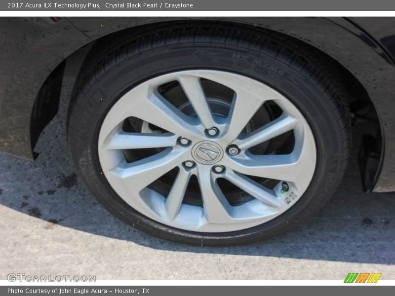 Crystal Black Pearl / Graystone 2017 Acura ILX Technology Plus