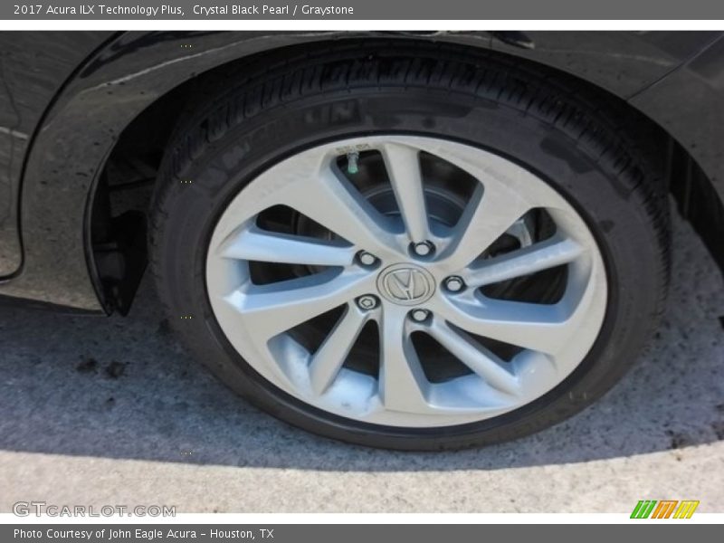 Crystal Black Pearl / Graystone 2017 Acura ILX Technology Plus