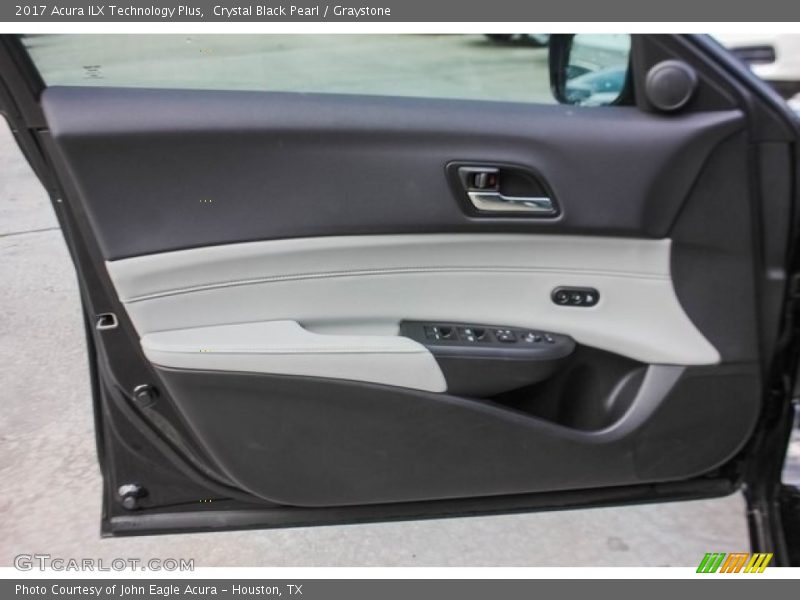 Crystal Black Pearl / Graystone 2017 Acura ILX Technology Plus