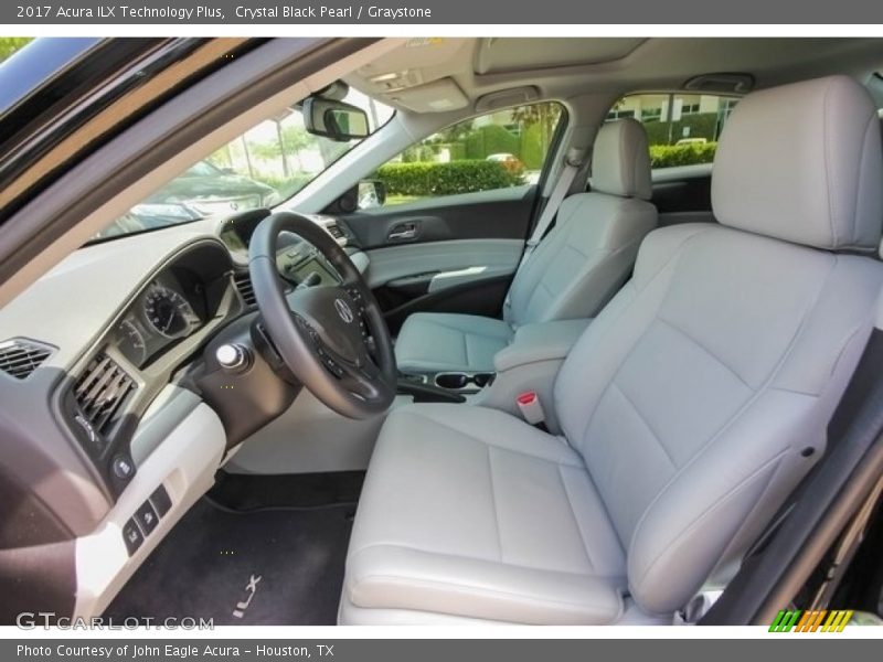 Crystal Black Pearl / Graystone 2017 Acura ILX Technology Plus