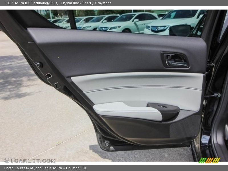 Crystal Black Pearl / Graystone 2017 Acura ILX Technology Plus