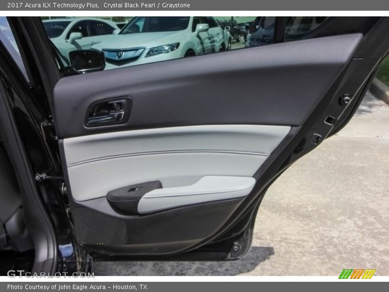 Crystal Black Pearl / Graystone 2017 Acura ILX Technology Plus