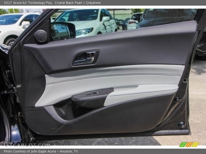 Crystal Black Pearl / Graystone 2017 Acura ILX Technology Plus