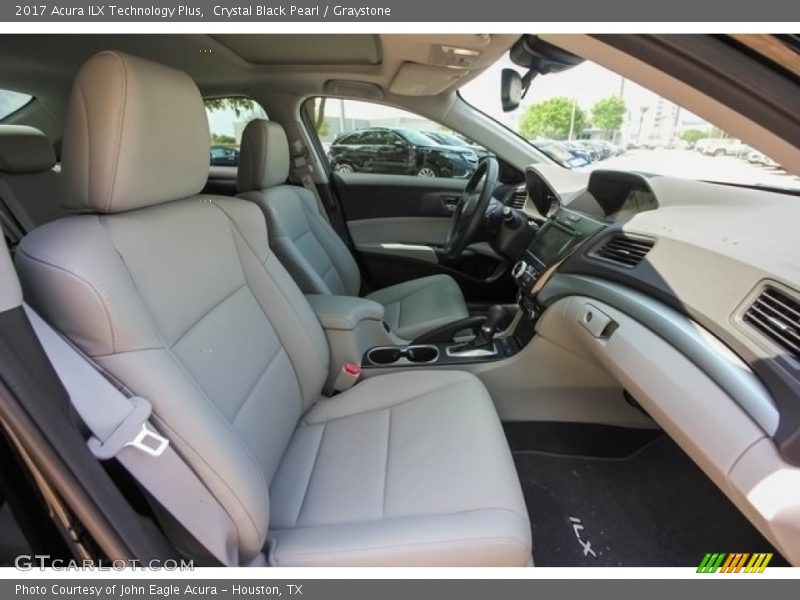 Crystal Black Pearl / Graystone 2017 Acura ILX Technology Plus