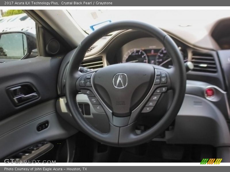 Crystal Black Pearl / Graystone 2017 Acura ILX Technology Plus