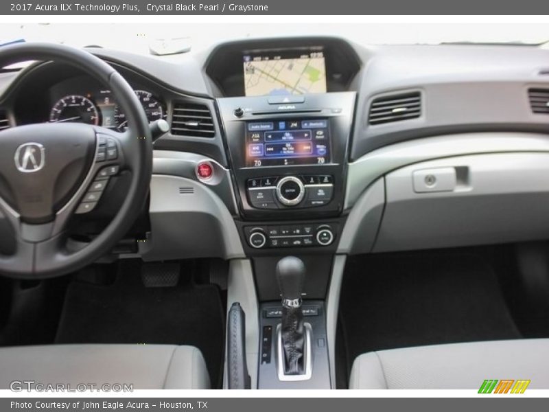Crystal Black Pearl / Graystone 2017 Acura ILX Technology Plus