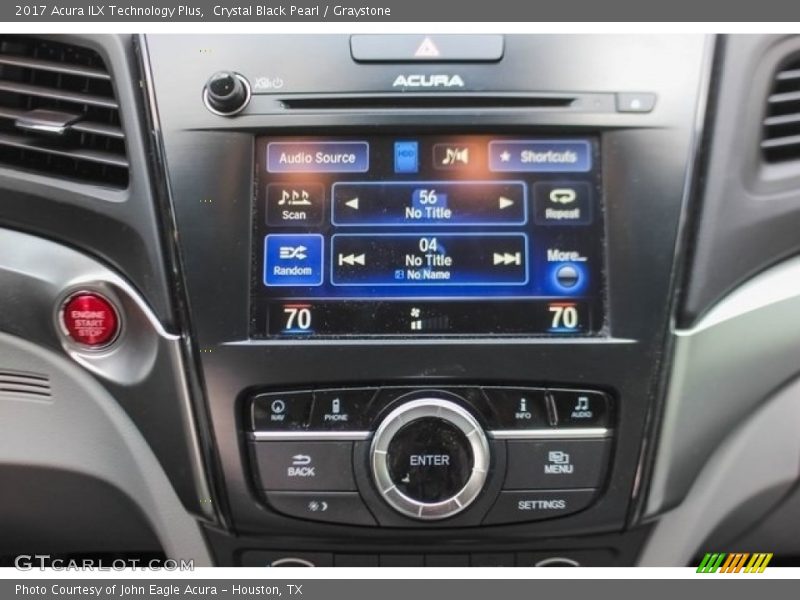 Crystal Black Pearl / Graystone 2017 Acura ILX Technology Plus