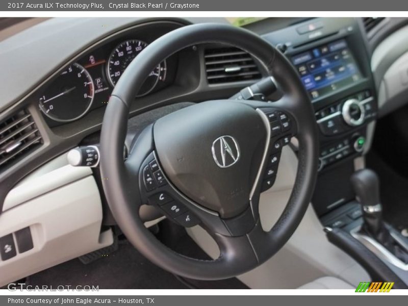Crystal Black Pearl / Graystone 2017 Acura ILX Technology Plus
