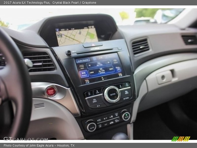 Crystal Black Pearl / Graystone 2017 Acura ILX Technology Plus