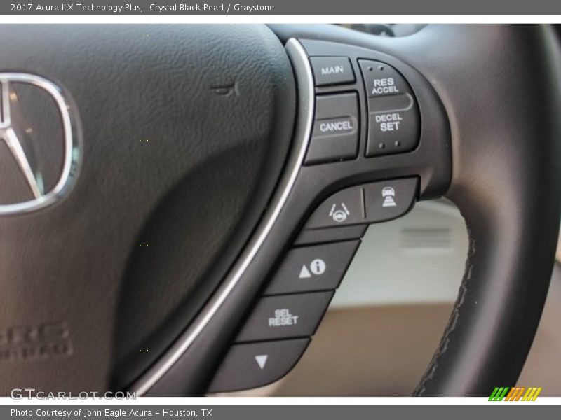 Crystal Black Pearl / Graystone 2017 Acura ILX Technology Plus