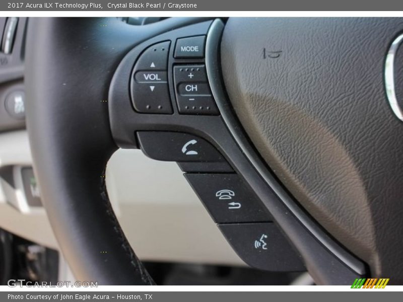 Crystal Black Pearl / Graystone 2017 Acura ILX Technology Plus