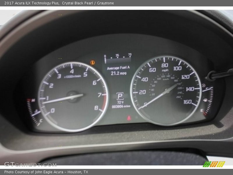 Crystal Black Pearl / Graystone 2017 Acura ILX Technology Plus