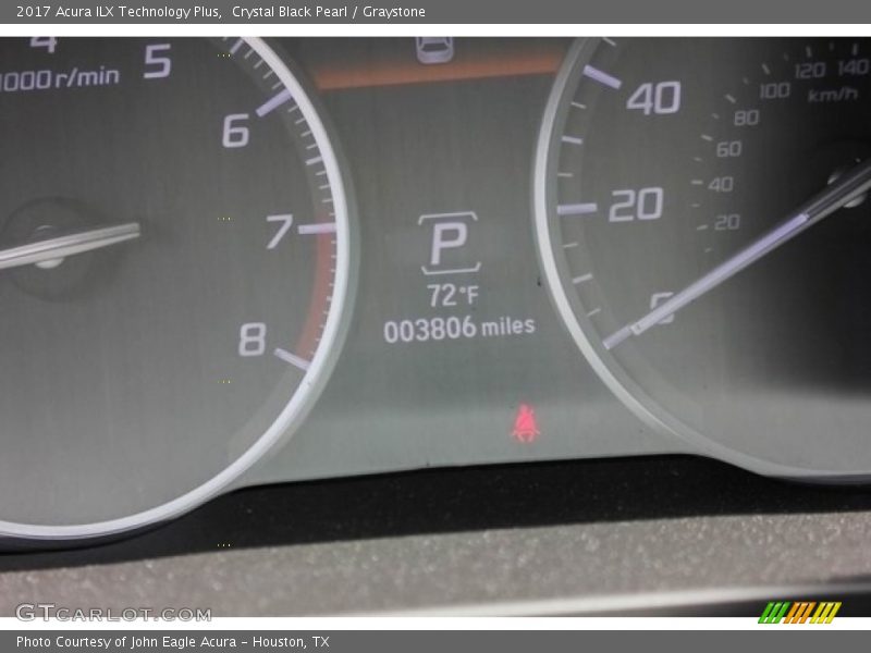 Crystal Black Pearl / Graystone 2017 Acura ILX Technology Plus