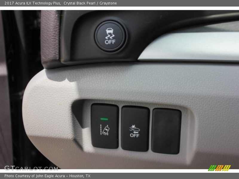 Crystal Black Pearl / Graystone 2017 Acura ILX Technology Plus