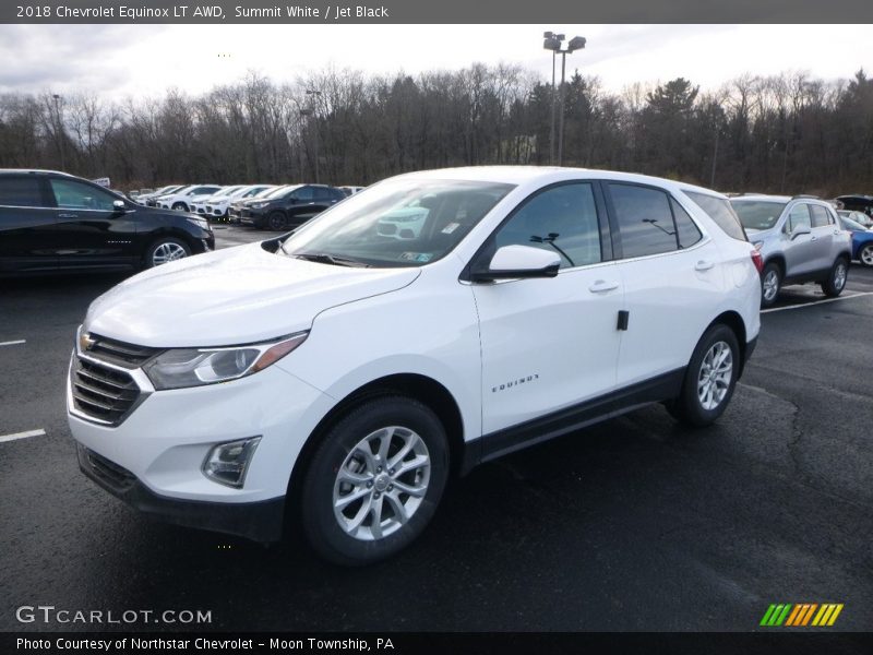 Summit White / Jet Black 2018 Chevrolet Equinox LT AWD