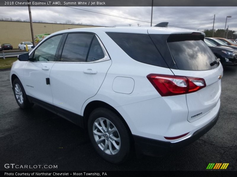 Summit White / Jet Black 2018 Chevrolet Equinox LT AWD