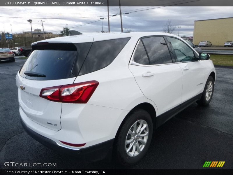 Summit White / Jet Black 2018 Chevrolet Equinox LT AWD