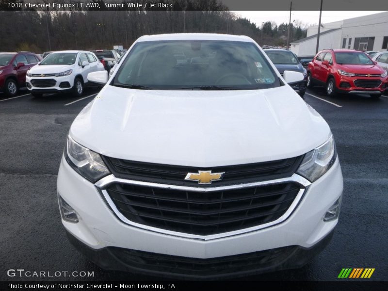 Summit White / Jet Black 2018 Chevrolet Equinox LT AWD