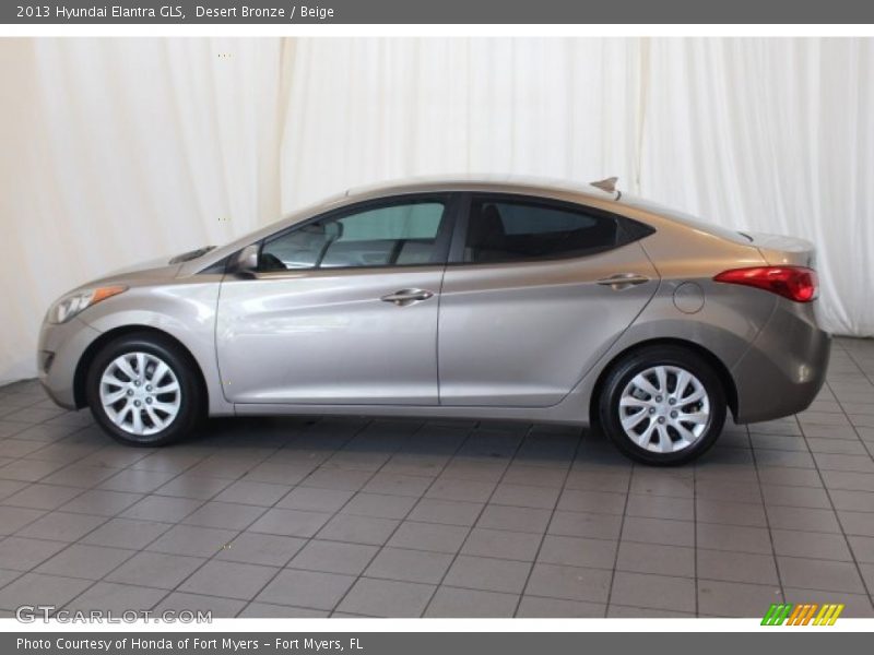 Desert Bronze / Beige 2013 Hyundai Elantra GLS